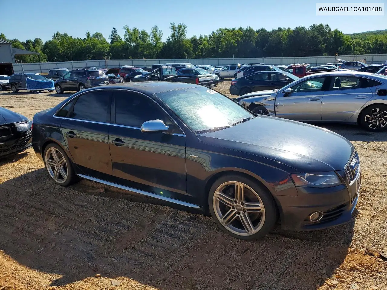 2012 Audi S4 Premium Plus VIN: WAUBGAFL1CA101488 Lot: 58484276