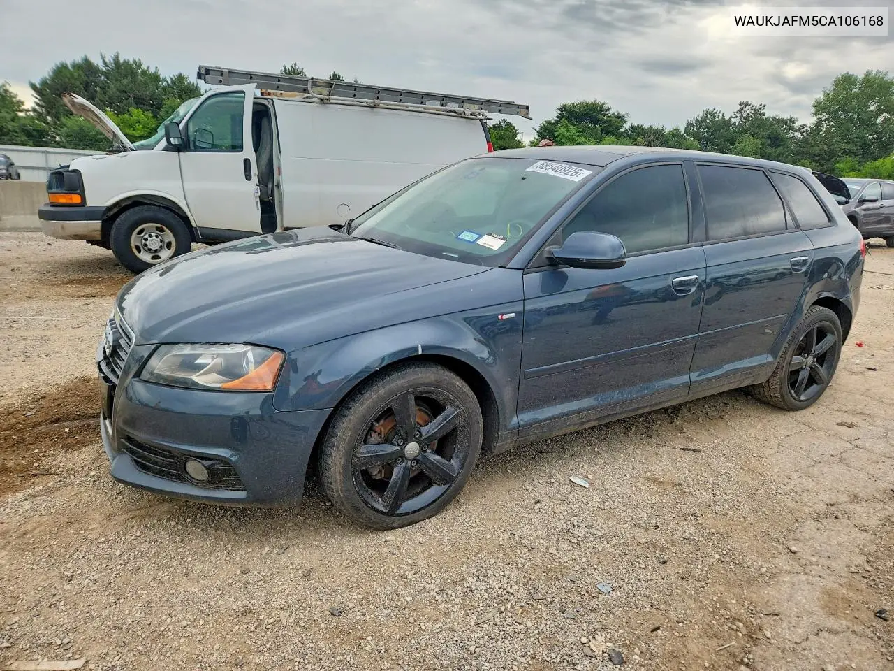 2012 Audi A3 Premium Plus VIN: WAUKJAFM5CA106168 Lot: 58540926