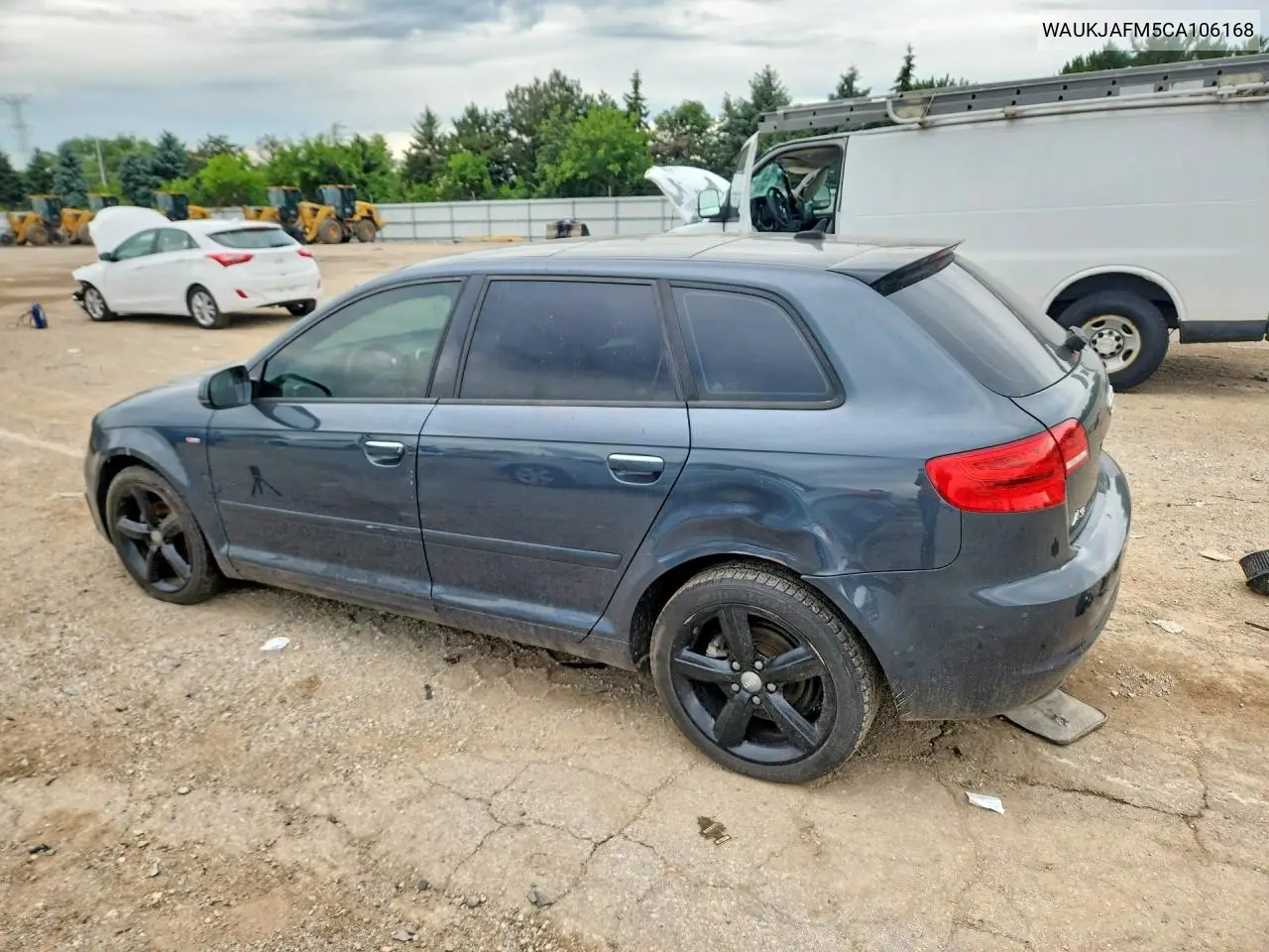 2012 Audi A3 Premium Plus VIN: WAUKJAFM5CA106168 Lot: 58540926