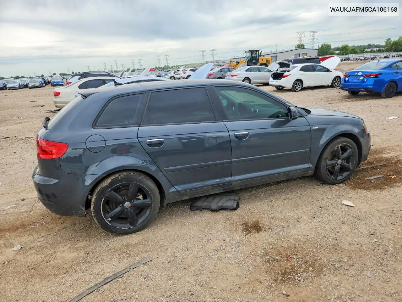 2012 Audi A3 Premium Plus VIN: WAUKJAFM5CA106168 Lot: 58540926