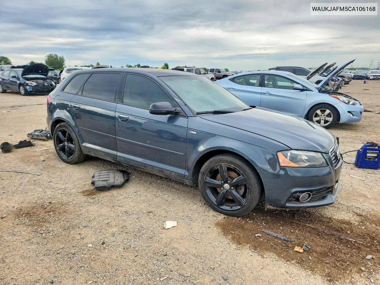 2012 Audi A3 Premium Plus VIN: WAUKJAFM5CA106168 Lot: 58540926
