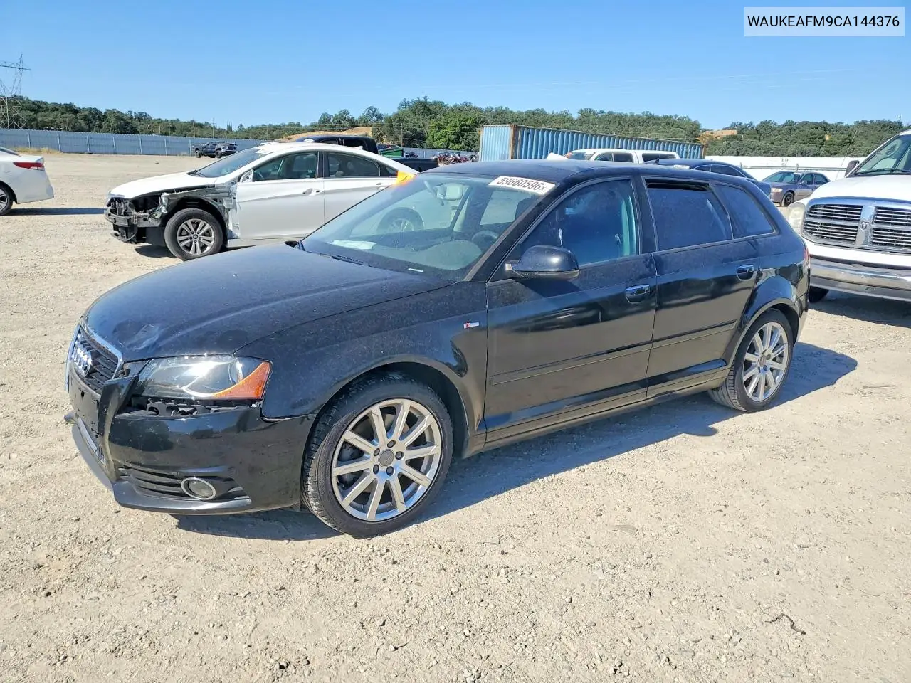 2012 Audi A3 Premium Plus VIN: WAUKEAFM9CA144376 Lot: 59660596