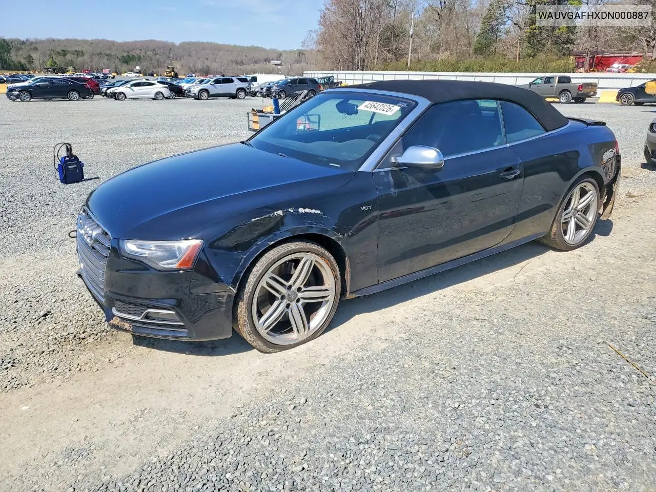 2013 Audi S5 Prestige VIN: WAUVGAFHXDN000887 Lot: 45642526