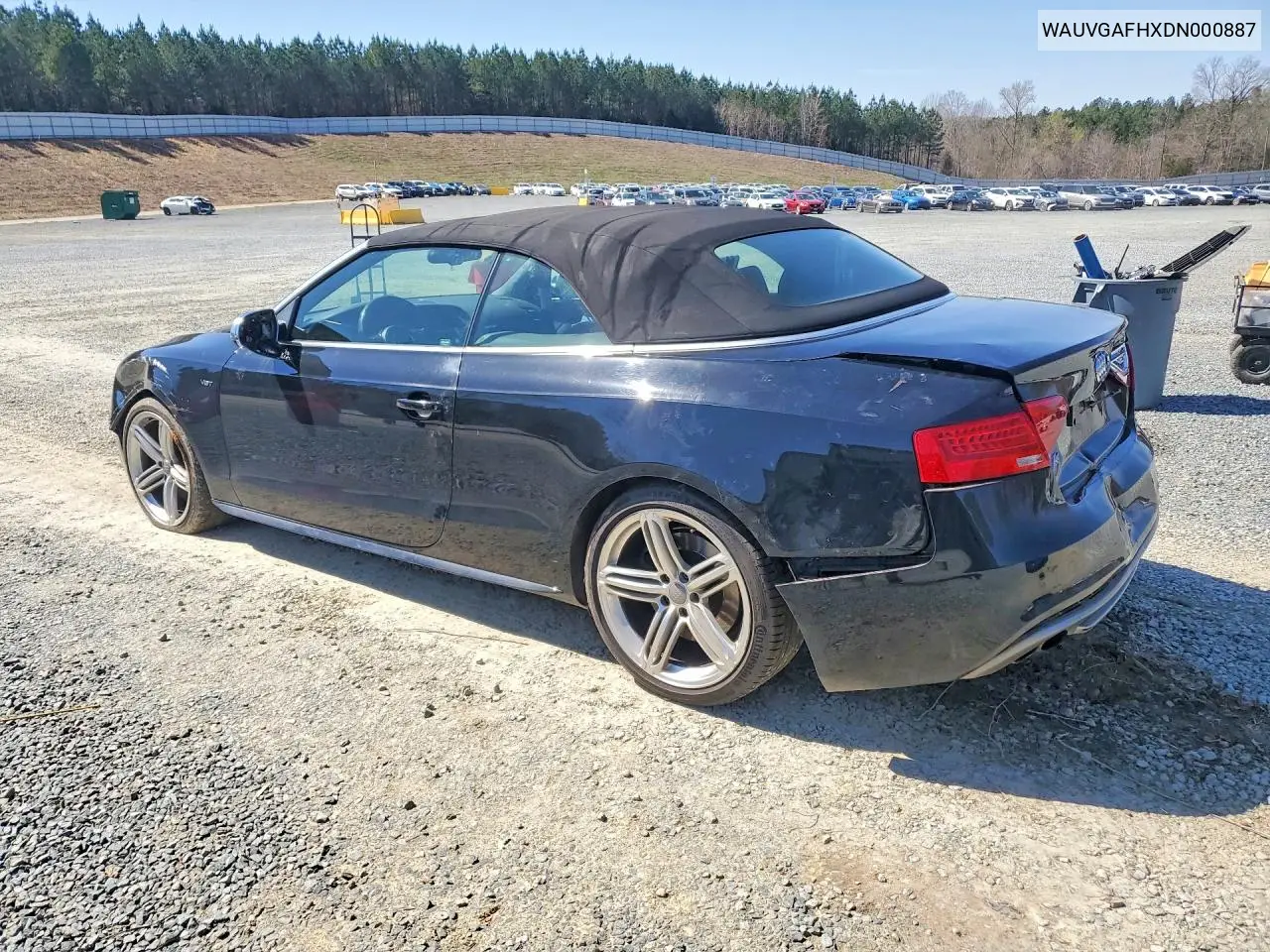 2013 Audi S5 Prestige VIN: WAUVGAFHXDN000887 Lot: 45642526