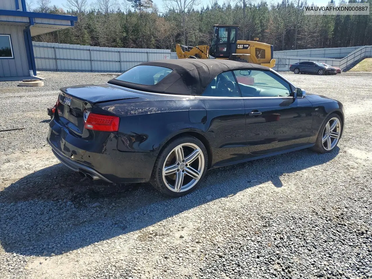 2013 Audi S5 Prestige VIN: WAUVGAFHXDN000887 Lot: 45642526