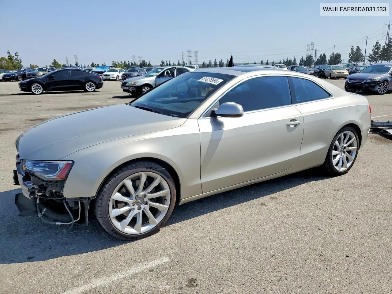 2013 Audi A5 Premium Plus VIN: WAULFAFR6DA031533 Lot: 51876996