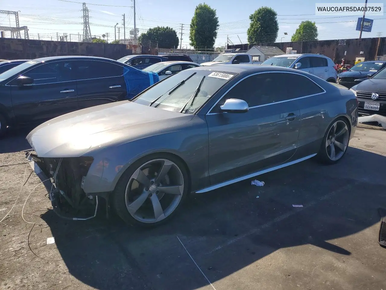 2013 Audi S5 Premium Plus VIN: WAUCGAFR5DA037529 Lot: 53615886