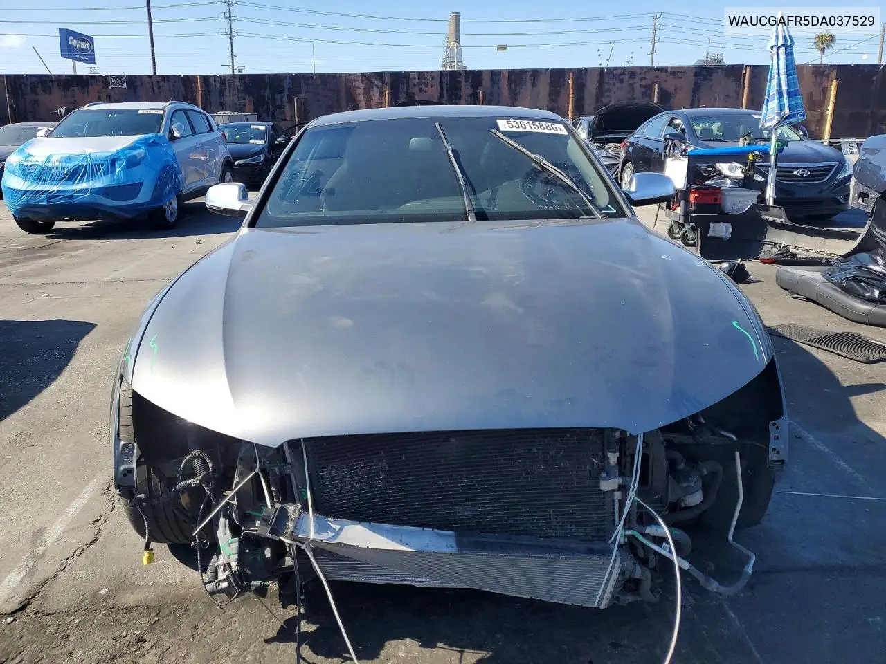2013 Audi S5 Premium Plus VIN: WAUCGAFR5DA037529 Lot: 53615886