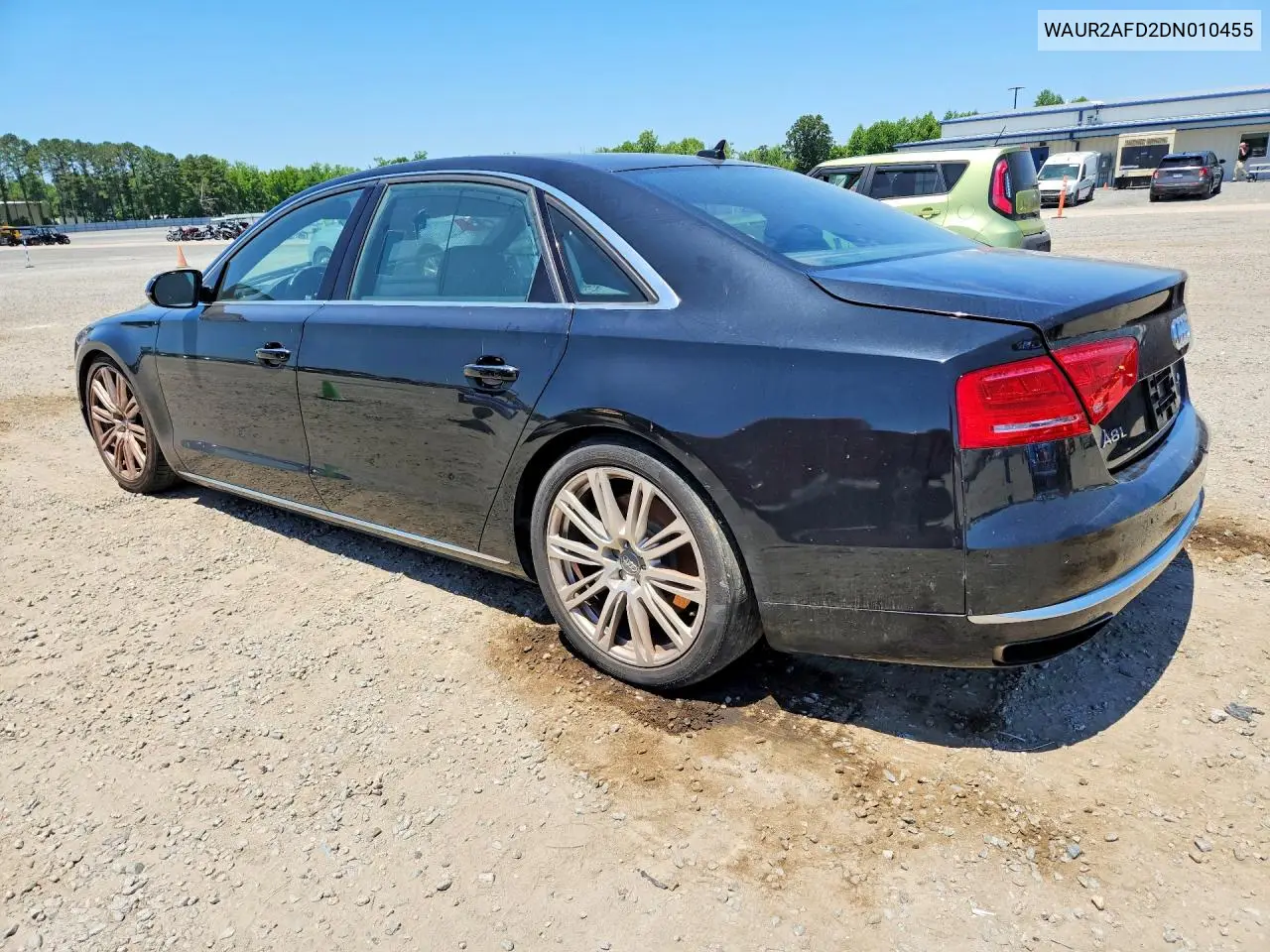 2013 Audi A8 L Quattro VIN: WAUR2AFD2DN010455 Lot: 54228646
