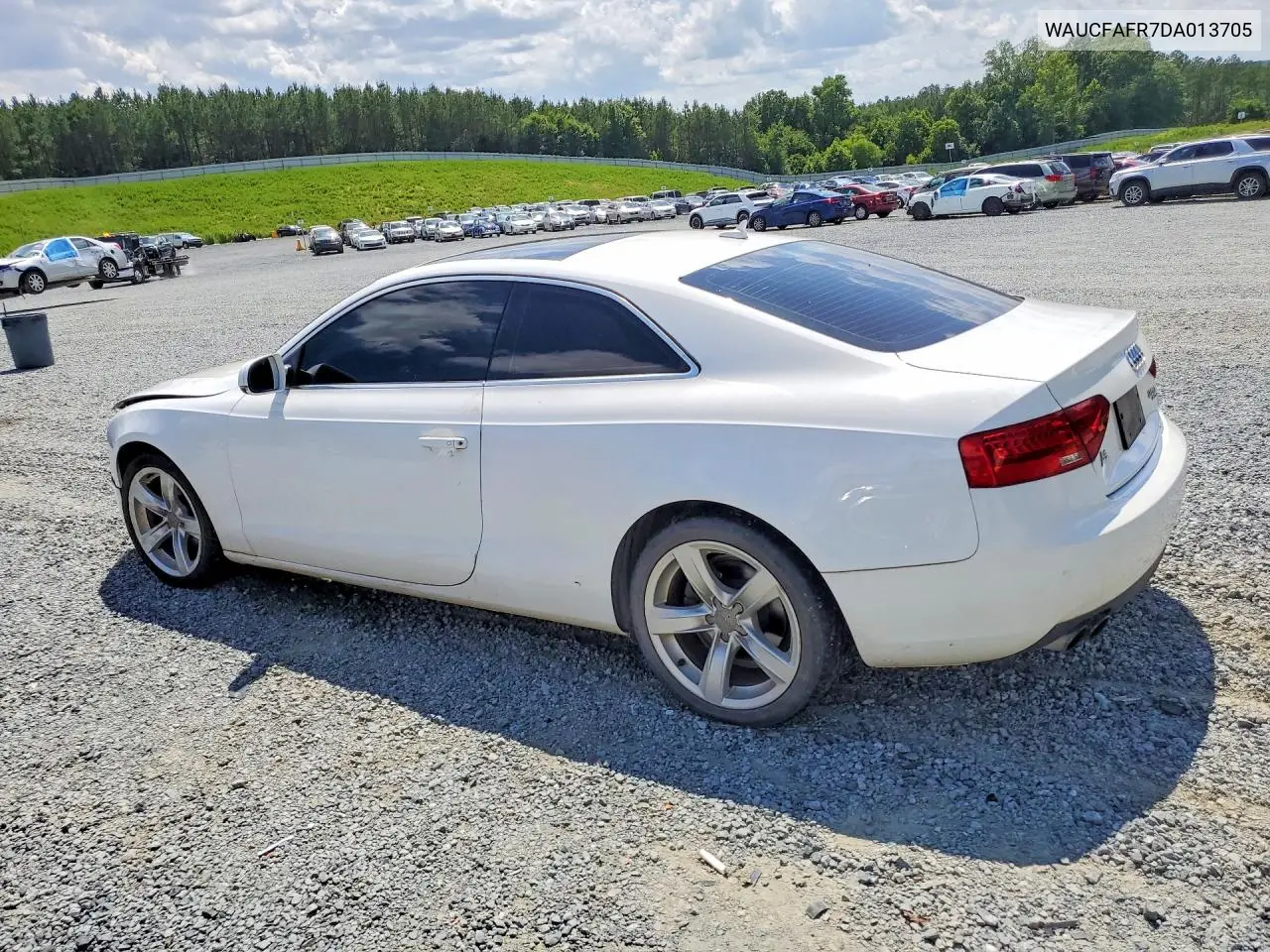 2013 Audi A5 Premium VIN: WAUCFAFR7DA013705 Lot: 56206546