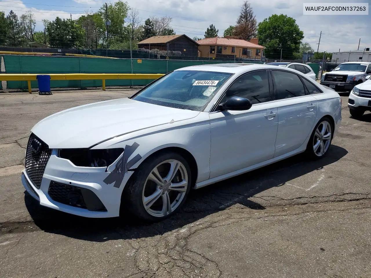 2013 Audi S6 VIN: WAUF2AFC0DN137263 Lot: 56434476