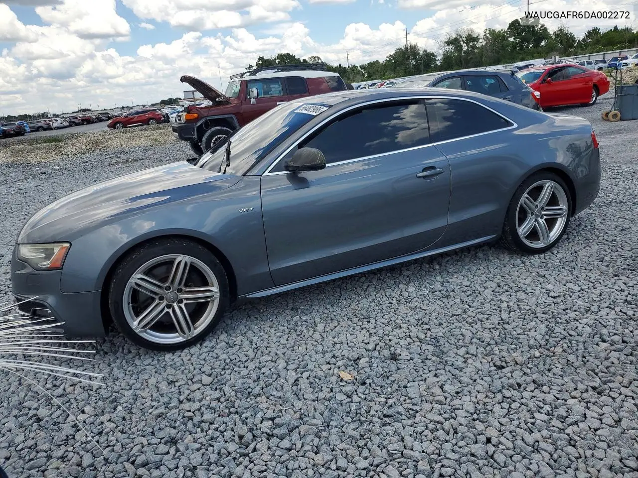 2013 Audi S5 Premium Plus VIN: WAUCGAFR6DA002272 Lot: 56482986