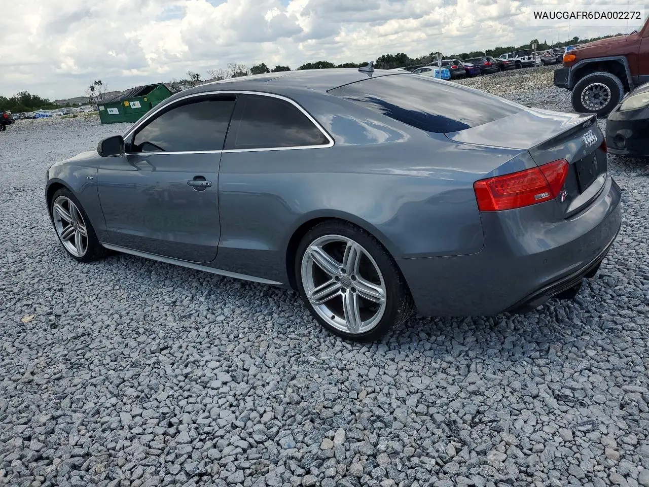 2013 Audi S5 Premium Plus VIN: WAUCGAFR6DA002272 Lot: 56482986