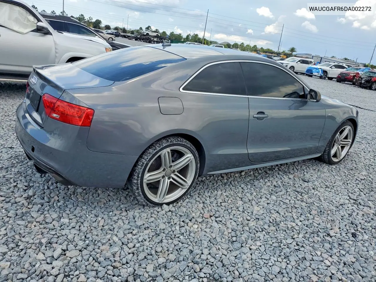 2013 Audi S5 Premium Plus VIN: WAUCGAFR6DA002272 Lot: 56482986