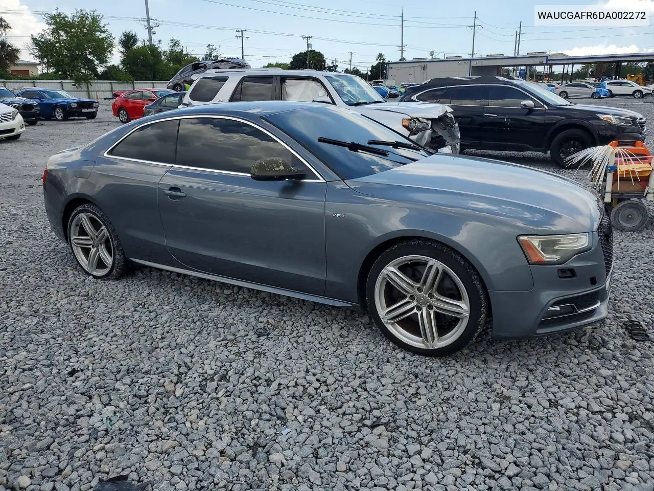 2013 Audi S5 Premium Plus VIN: WAUCGAFR6DA002272 Lot: 56482986