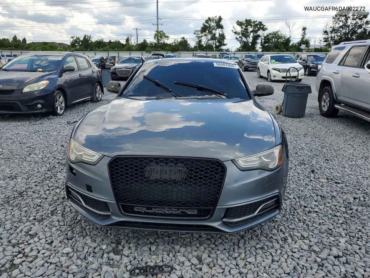2013 Audi S5 Premium Plus VIN: WAUCGAFR6DA002272 Lot: 56482986