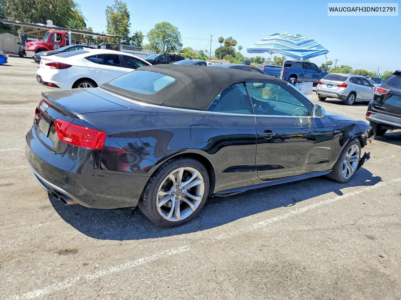 2013 Audi S5 Premium Plus VIN: WAUCGAFH3DN012791 Lot: 56979166