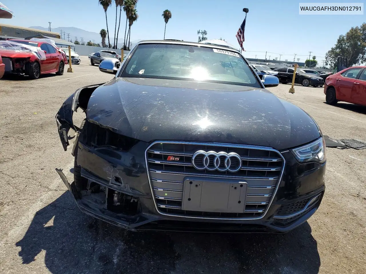 2013 Audi S5 Premium Plus VIN: WAUCGAFH3DN012791 Lot: 56979166