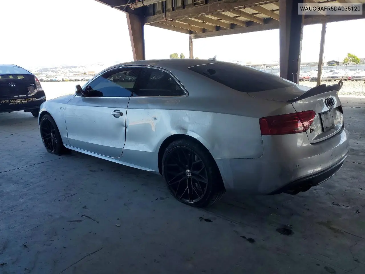 2013 Audi S5 Premium Plus VIN: WAUCGAFR5DA035120 Lot: 58411516