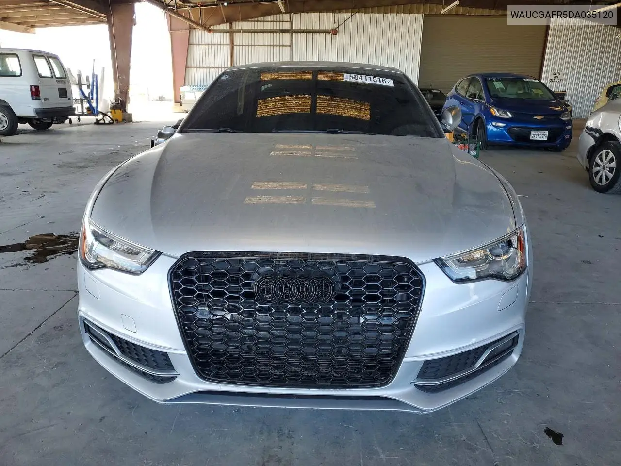2013 Audi S5 Premium Plus VIN: WAUCGAFR5DA035120 Lot: 58411516