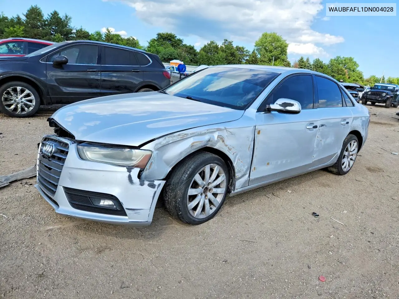 2013 Audi A4 Premium VIN: WAUBFAFL1DN004028 Lot: 58515336
