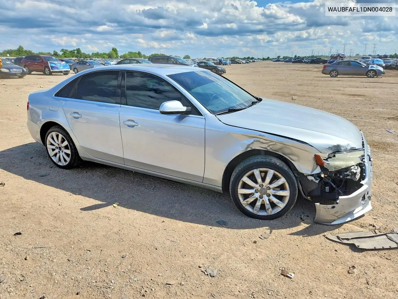 2013 Audi A4 Premium VIN: WAUBFAFL1DN004028 Lot: 58515336