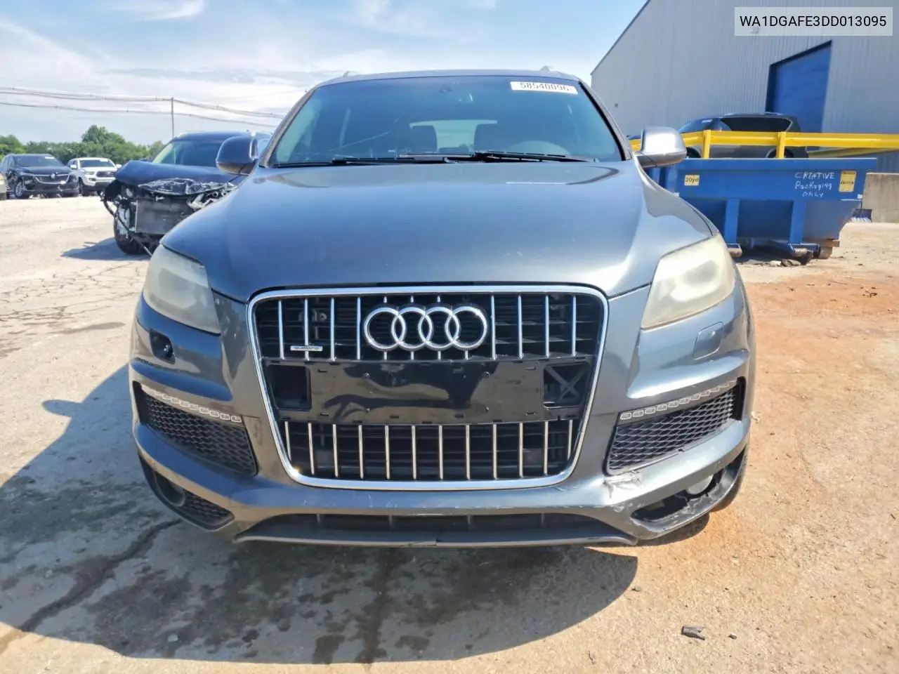 2013 Audi Q7 Prestige VIN: WA1DGAFE3DD013095 Lot: 58540096