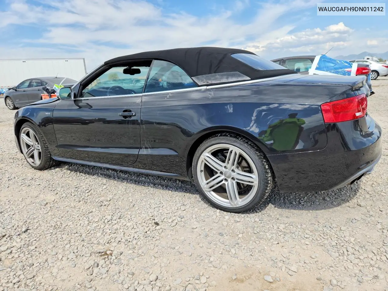 2013 Audi S5 Premium Plus VIN: WAUCGAFH9DN011242 Lot: 58817386