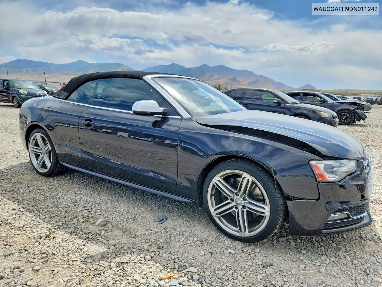 2013 Audi S5 Premium Plus VIN: WAUCGAFH9DN011242 Lot: 58817386