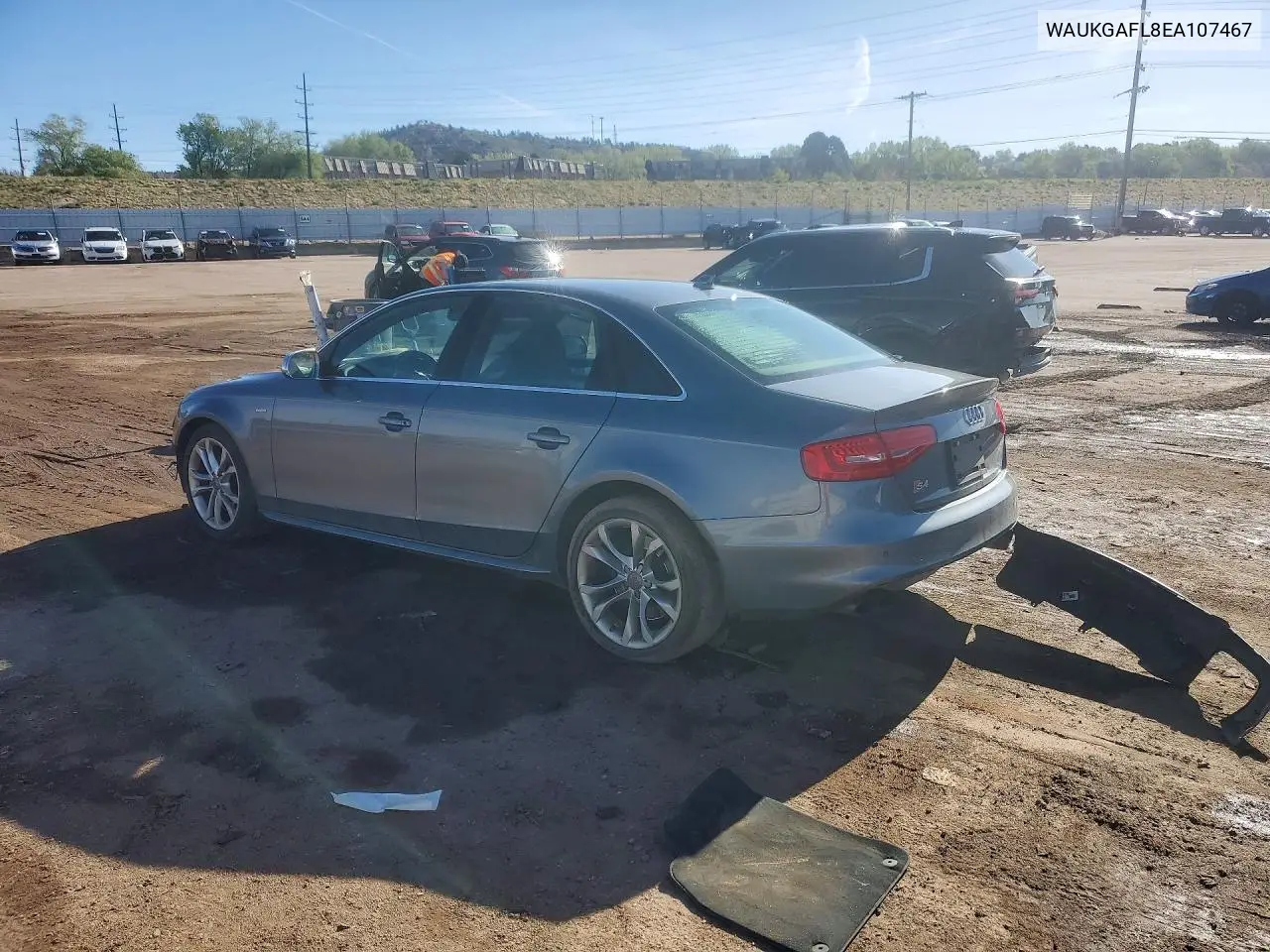 2014 Audi S4 Prestige VIN: WAUKGAFL8EA107467 Lot: 52878546