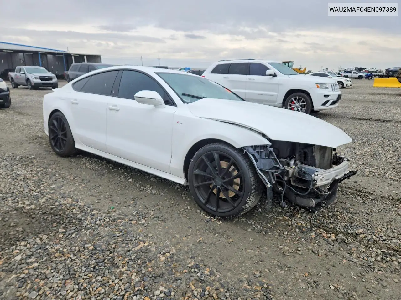 2014 Audi A7 Prestige VIN: WAU2MAFC4EN097389 Lot: 54353766