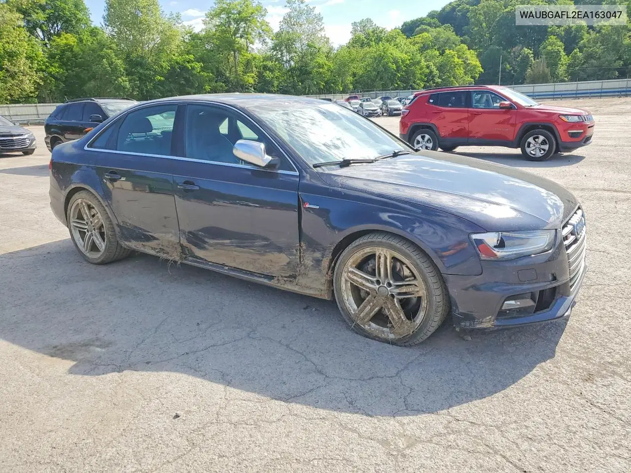 2014 Audi S4 Premium Plus VIN: WAUBGAFL2EA163047 Lot: 55427226