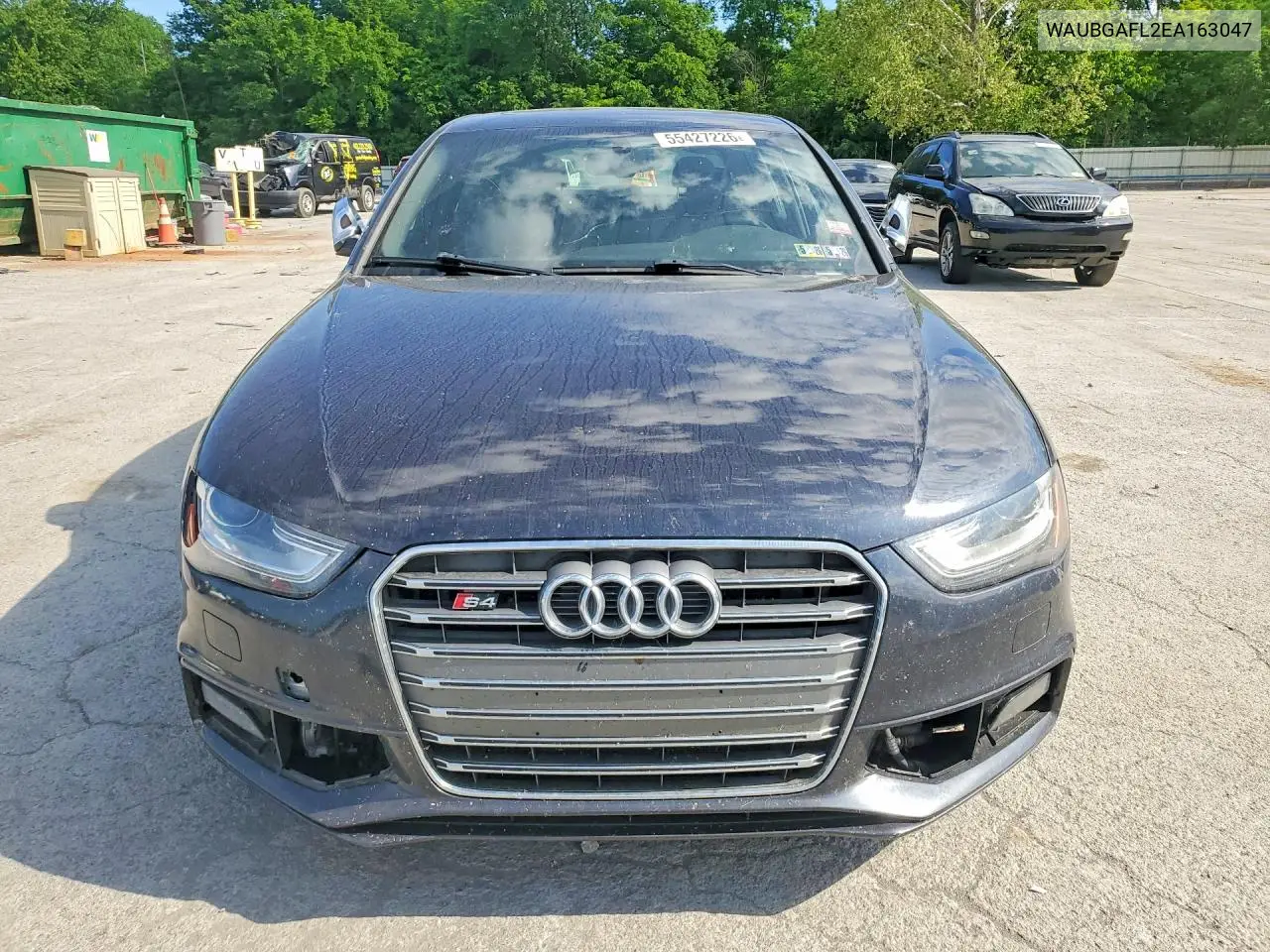 2014 Audi S4 Premium Plus VIN: WAUBGAFL2EA163047 Lot: 55427226