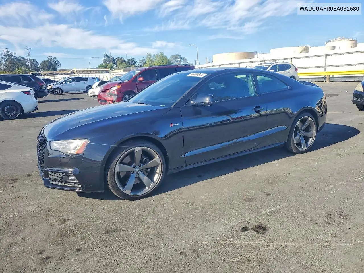 2014 Audi S5 Premium Plus VIN: WAUCGAFR0EA032580 Lot: 56004616