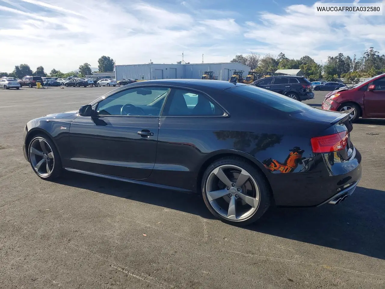 2014 Audi S5 Premium Plus VIN: WAUCGAFR0EA032580 Lot: 56004616