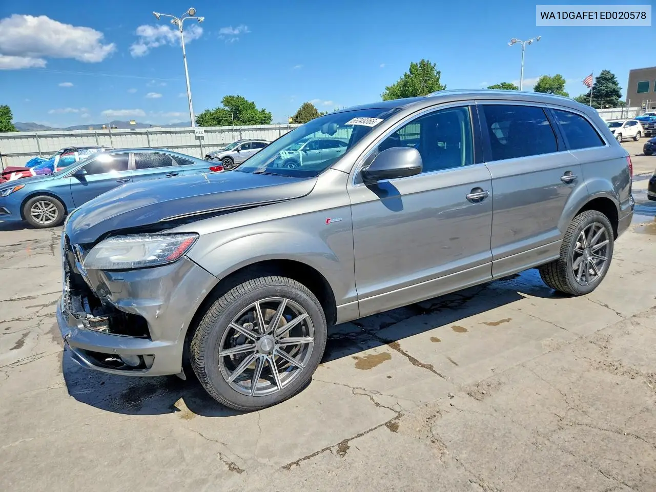 2014 Audi Q7 Prestige VIN: WA1DGAFE1ED020578 Lot: 56249366