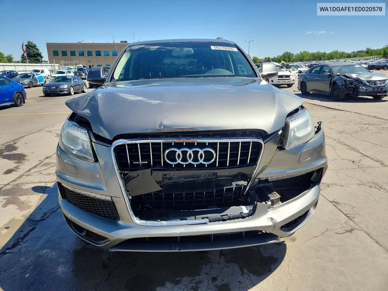 2014 Audi Q7 Prestige VIN: WA1DGAFE1ED020578 Lot: 56249366