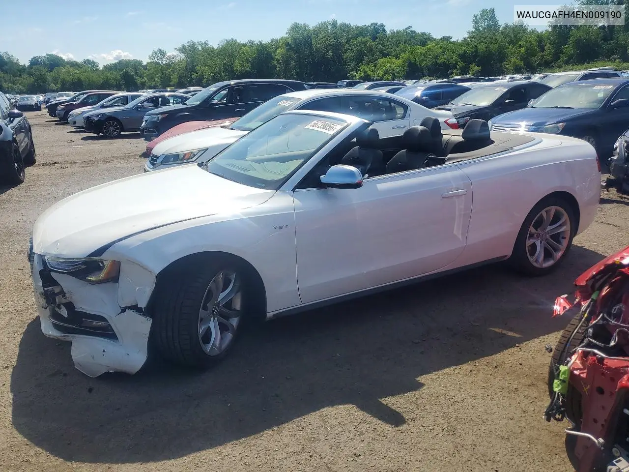 2014 Audi S5 Premium Plus VIN: WAUCGAFH4EN009190 Lot: 56739056