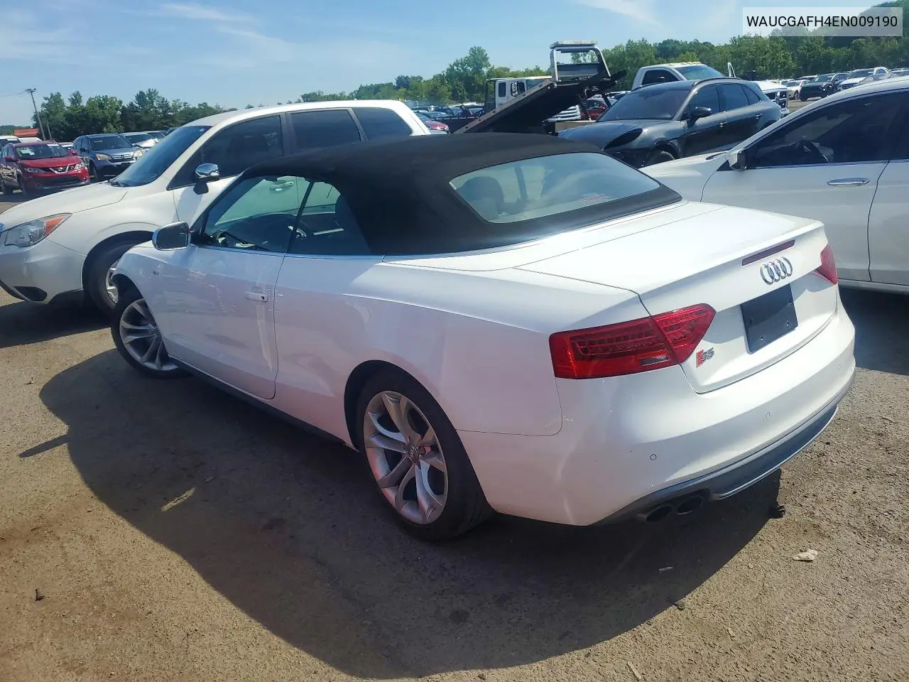 2014 Audi S5 Premium Plus VIN: WAUCGAFH4EN009190 Lot: 56739056