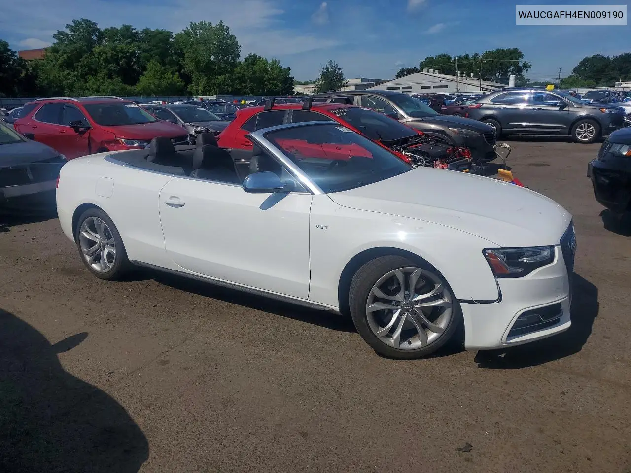 2014 Audi S5 Premium Plus VIN: WAUCGAFH4EN009190 Lot: 56739056