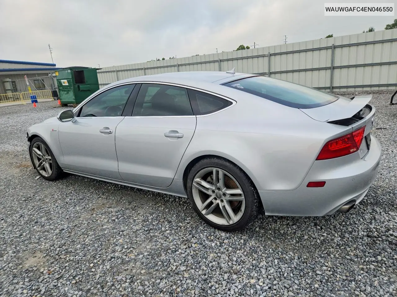 2014 Audi A7 Premium Plus VIN: WAUWGAFC4EN046550 Lot: 56948346