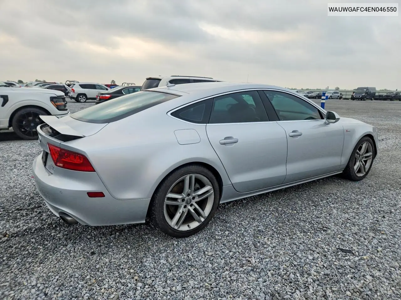 2014 Audi A7 Premium Plus VIN: WAUWGAFC4EN046550 Lot: 56948346
