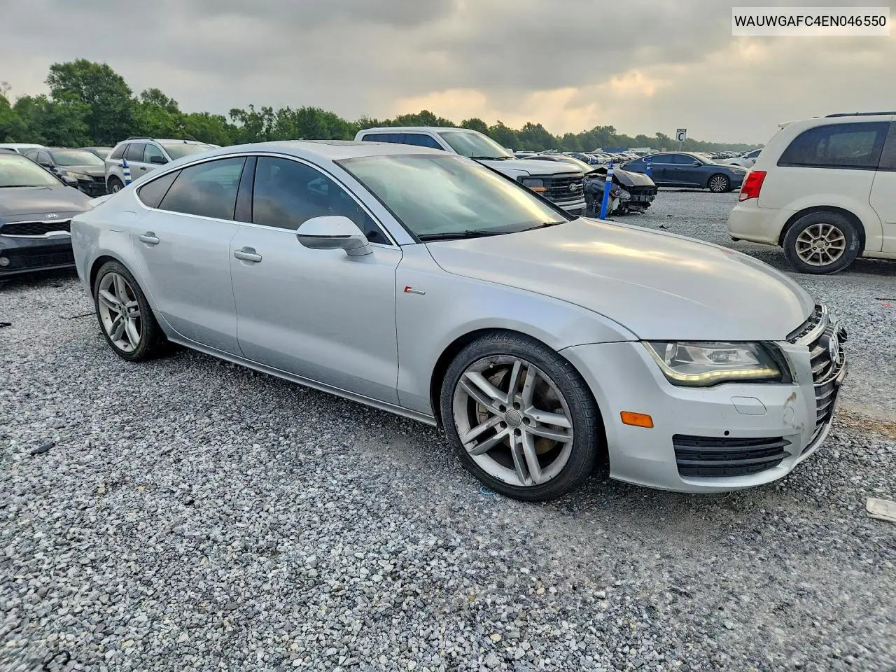 2014 Audi A7 Premium Plus VIN: WAUWGAFC4EN046550 Lot: 56948346