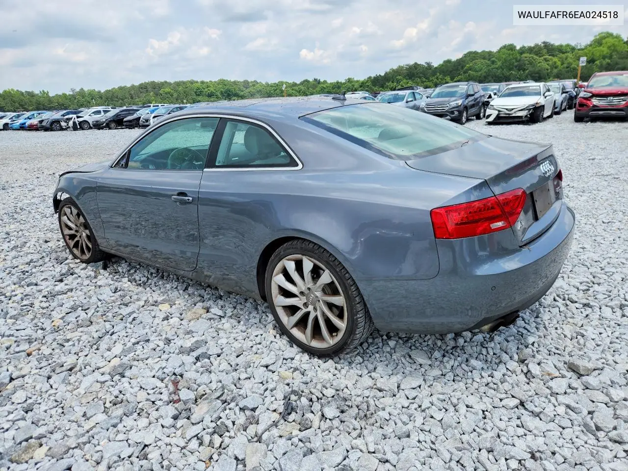 2014 Audi A5 Premium Plus VIN: WAULFAFR6EA024518 Lot: 57002736