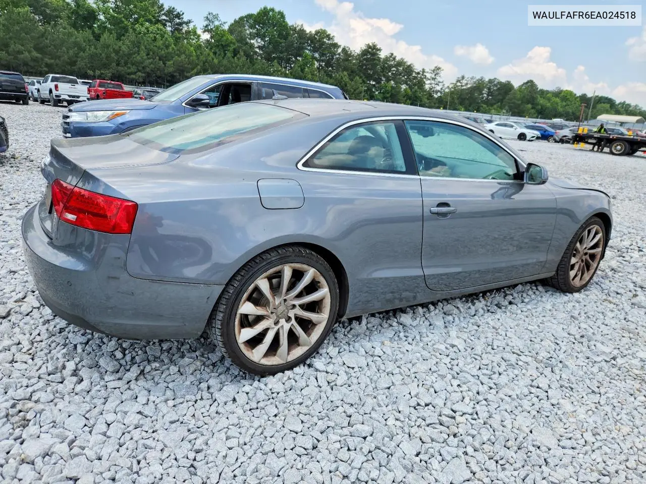 2014 Audi A5 Premium Plus VIN: WAULFAFR6EA024518 Lot: 57002736