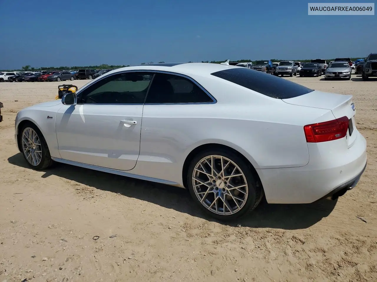 2014 Audi S5 Premium Plus VIN: WAUCGAFRXEA006049 Lot: 57360956