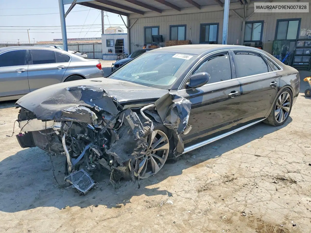 2014 Audi A8 L Quattro VIN: WAUR2AFD9EN007828 Lot: 57777086