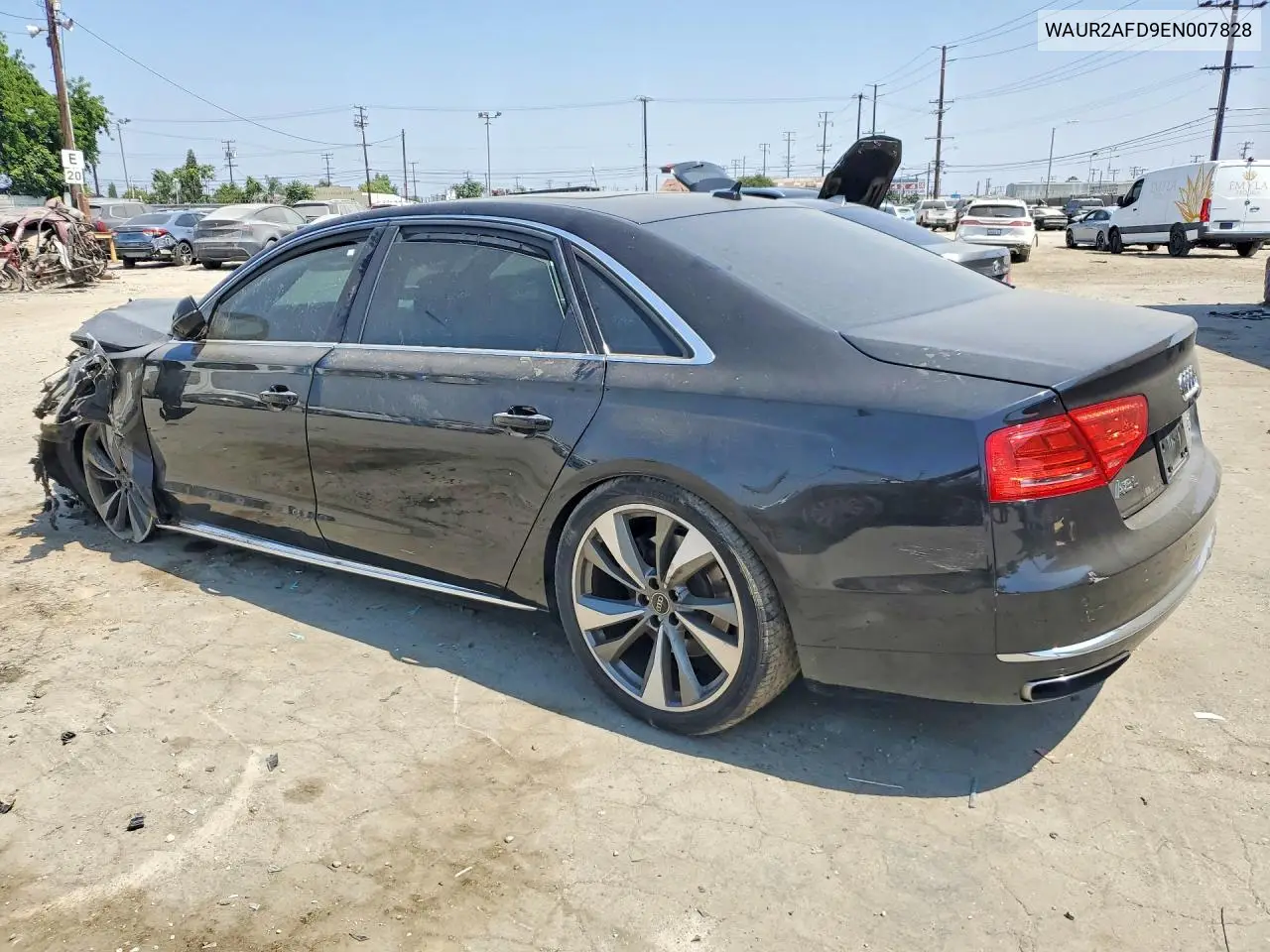 2014 Audi A8 L Quattro VIN: WAUR2AFD9EN007828 Lot: 57777086
