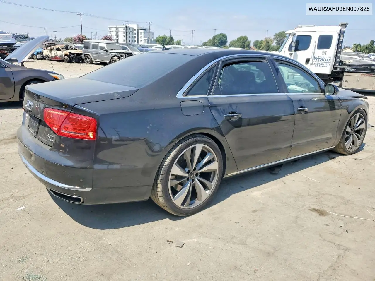 2014 Audi A8 L Quattro VIN: WAUR2AFD9EN007828 Lot: 57777086