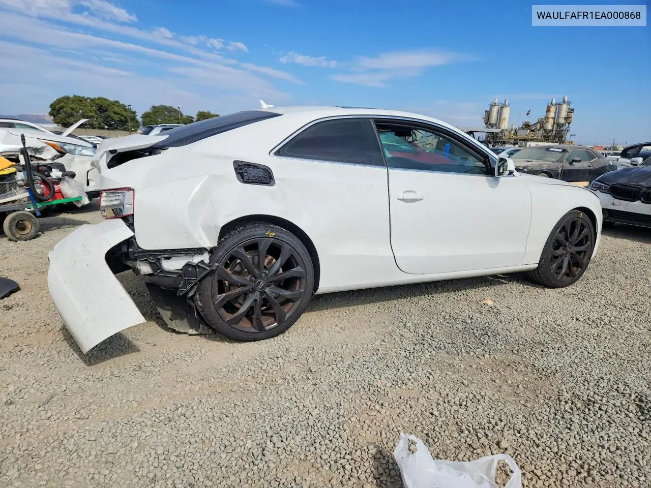 2014 Audi A5 VIN: WAULFAFR1EA000868 Lot: 58100366